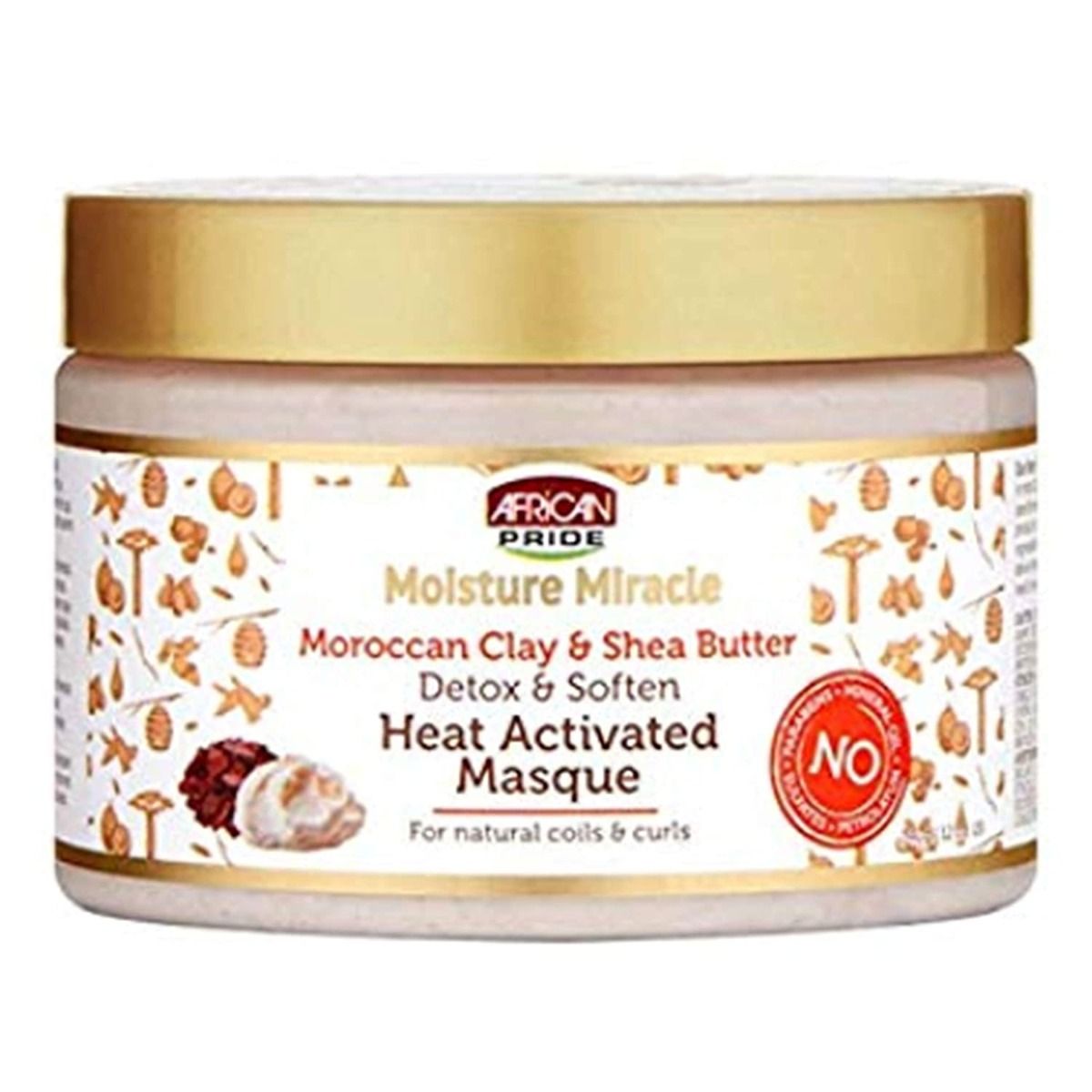 African Pride Moisture Miracle Moroccan Clay & Shea Butter Masque