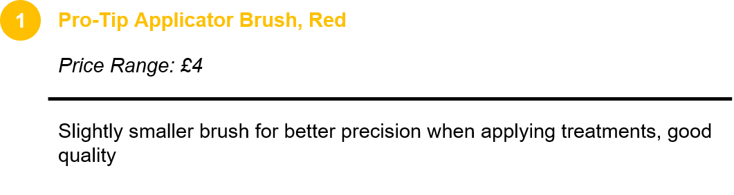 Pro-Tip Applicator Brush, Red