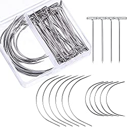 Bememo T-Pins and C-Needles for Wigs and Weaves
