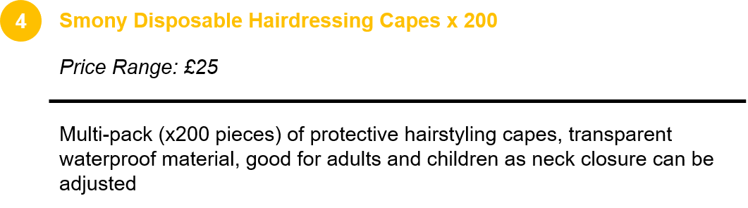 Smony Disposable Hairdressing Capes x 200
