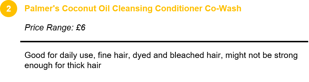 Palmer's Coconut Oil Cleansing Conditioner Cowash