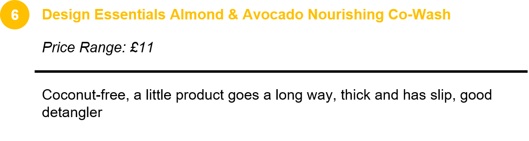 Design Essentials Almond & Avocado Nourishing Co-Wash