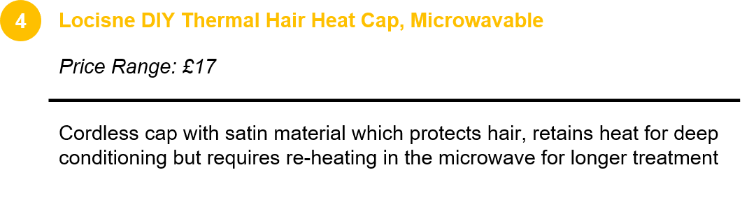 Locisne DIY Thermal Hair Heat Cap, Microwavable