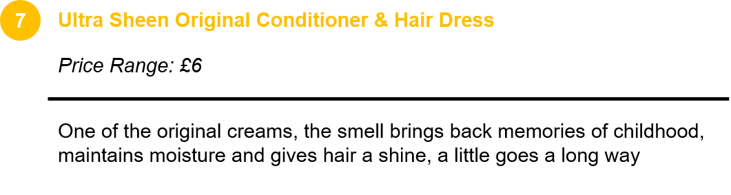 Ultra Sheen Original Conditioner & Hair Dress