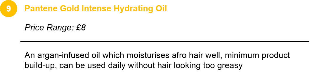 Pantene Gold Intense Hydrating Oil