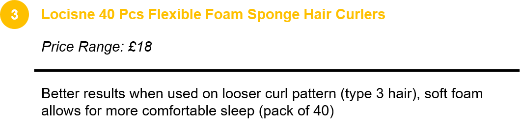 Locisne 40 Pcs Flexible Foam Sponge Hair Curlers 