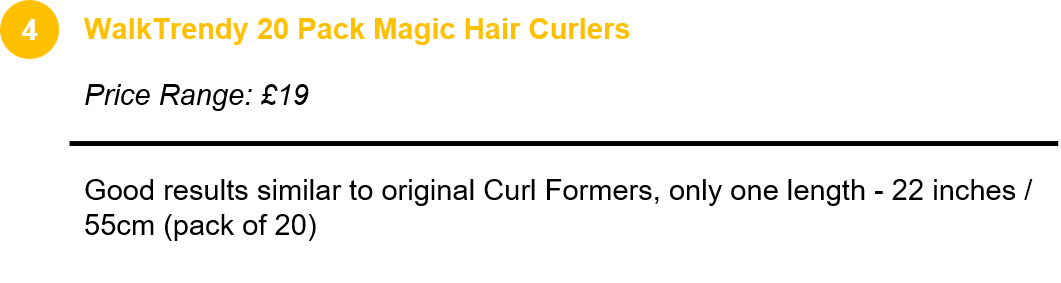 WalkTrendy 20 Pack Magic Hair Curlers 