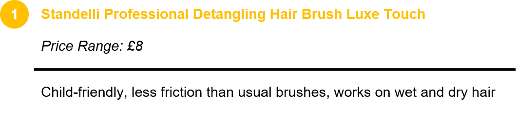 Standelli Professional Detangling Hair Brush Luxe Touch 