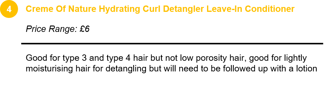 Crème Of Nature Hydrating Curl Detangler Leave-In Conditioner