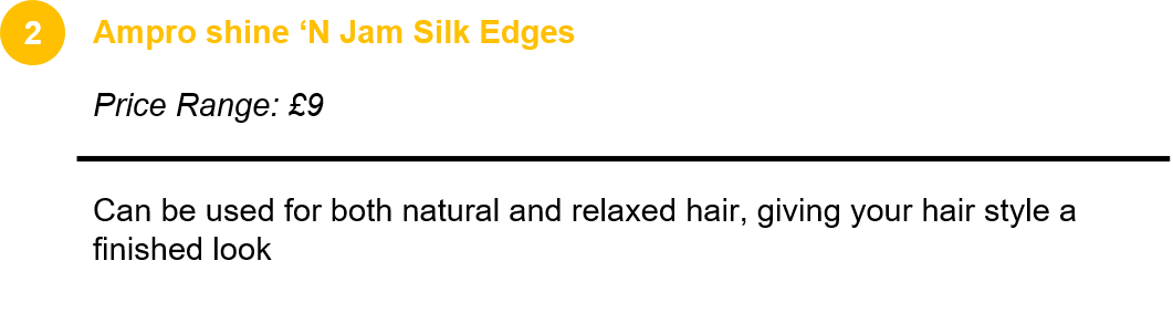 Ampro shine ‘N Jam Silk Edges 