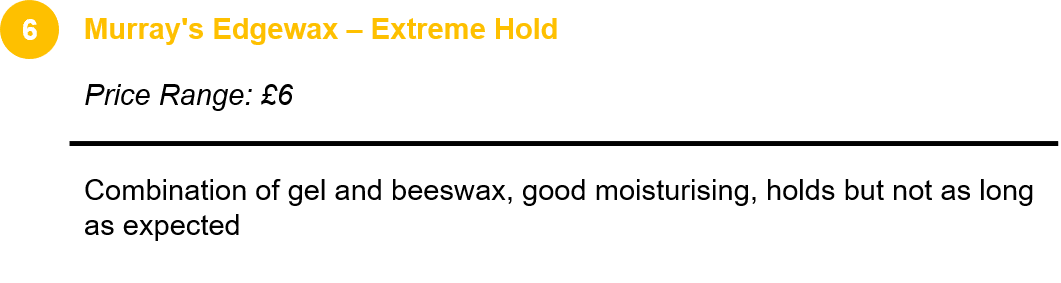 Murray's Edgewax – Extreme Hold 