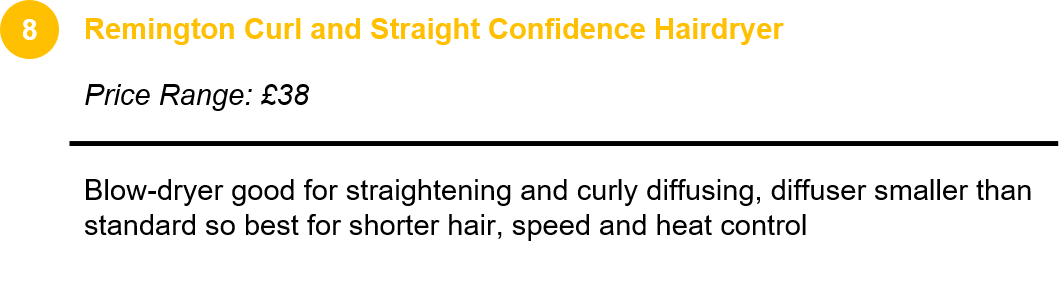 Remington Curl and Straight Confidence Hairdryer 