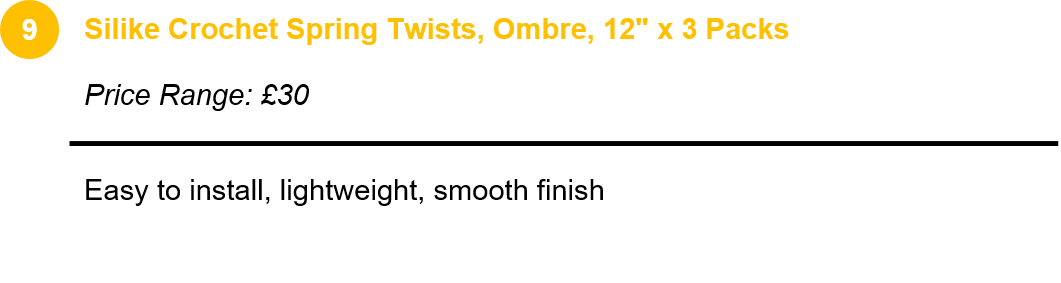 Silike Crochet Spring Twists, Ombre, 12