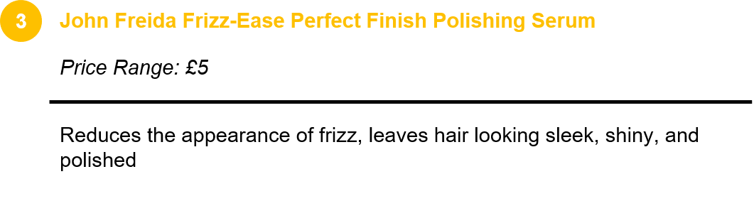 John Freida Frizz-Ease Perfect Finish Polishing Serum