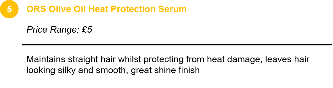 ORS Olive Oil Heat Protection Serum 