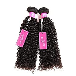 ISEE Mongolian Kinky Curly Weave (with Closure), 14