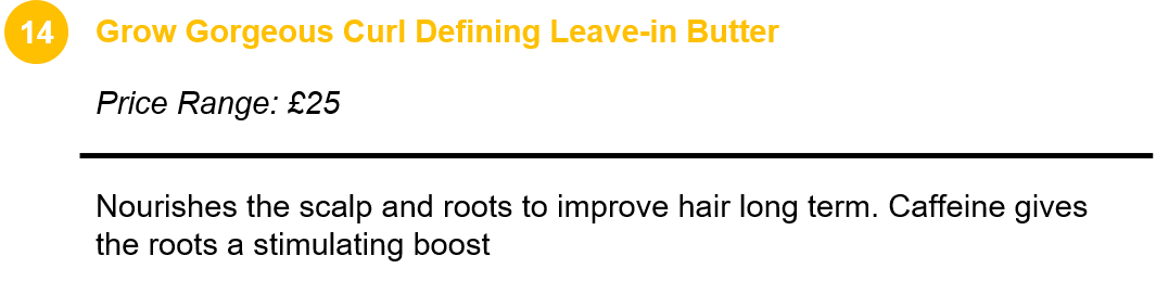 Grow Gorgeous Curl Defining Leave-in Butter 
