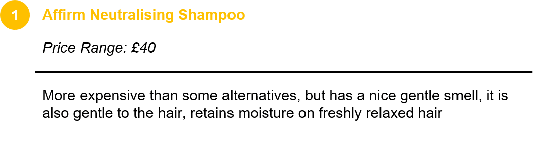 Affirm Neutralising Shampoo