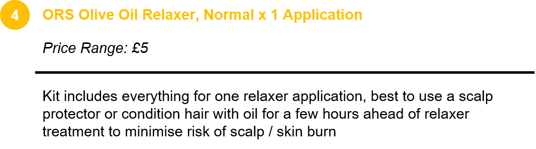 ORS Olive Oil Relaxer, Normal x 1 Application