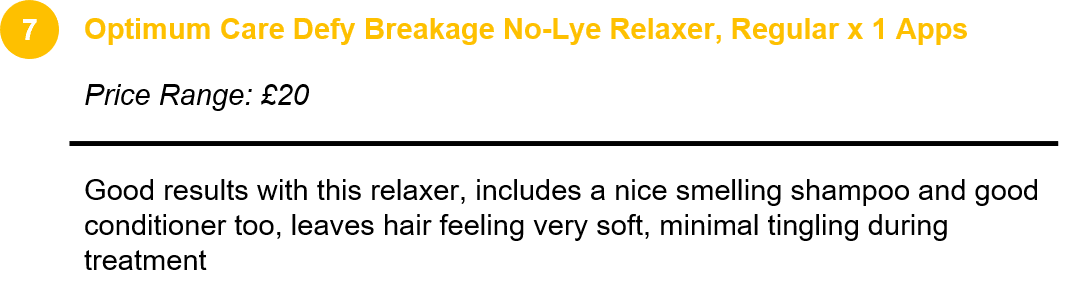 Optimum Care Defy Breakage No-Lye Relaxer, Regular x 1 Application