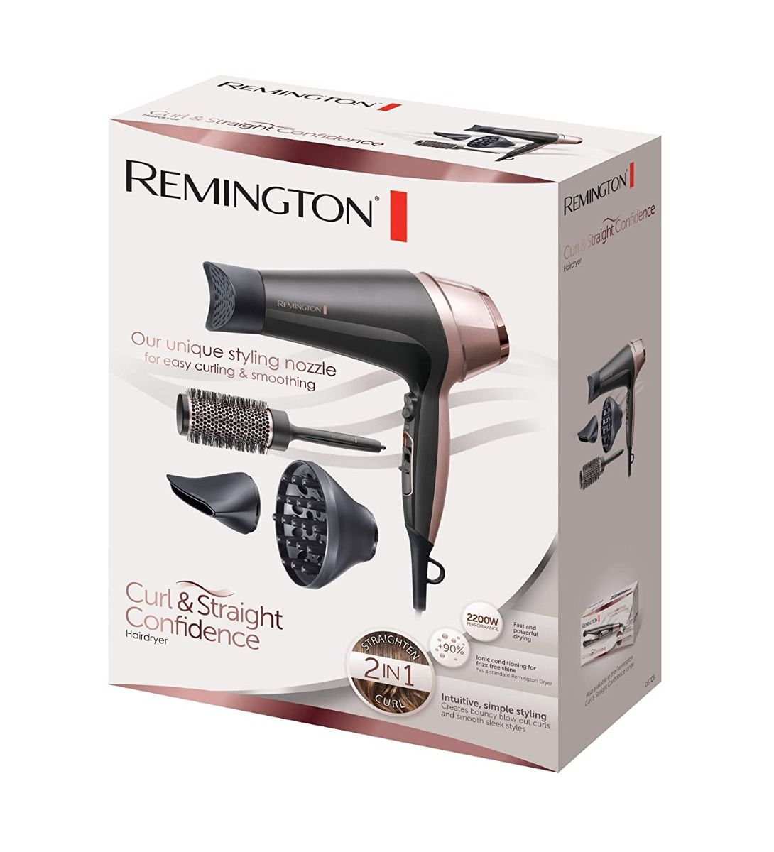 Remington Curl and Straight Confidence Hairdryer 