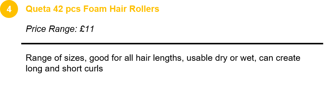 Queta 42 pcs Foam Hair Rollers 