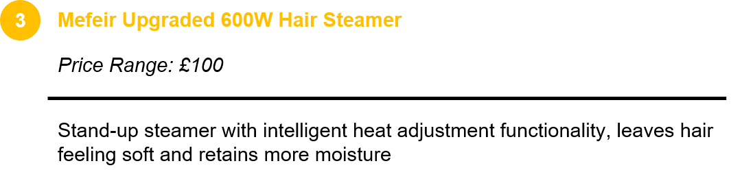 Mefeir Upgraded 600W Hair Steamer
