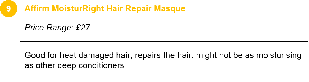 Affirm MoisturRight Hair Repair Masque 