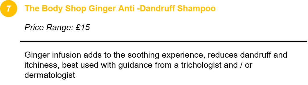 The Body Shop Ginger Anti-Dandruff Shampoo