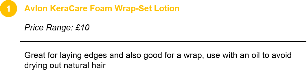 Avlon KeraCare Foam Wrap-Set Lotion