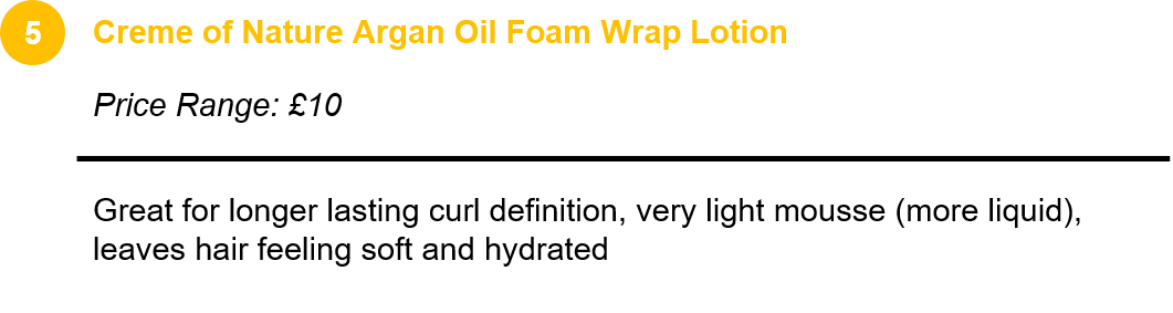 Creme of Nature Argan Oil Foam Wrap Lotion