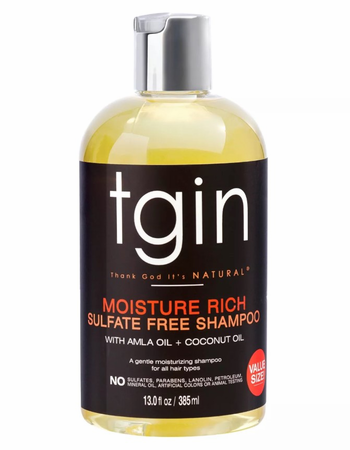 tgin Moisture Rich Sulfate Free Shampoo